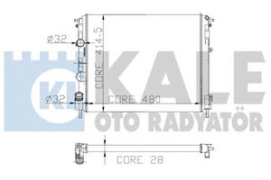 Фото Датчик ABS, передній KALE OTO RADYATOR 207100