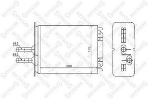 Фото Теплообмінник, отоплення салону STELLOX 10-35053-SX