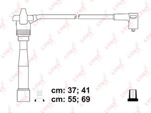 Фото Комплект дротів запалювання LYNXauto SPC4838