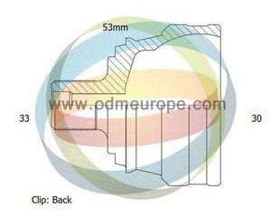 Фото Шарнірний комплект, приводний вал ODM-MULTIPARTS 12-211603