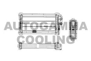 Фото Теплообмінник, отоплення салону AUTOGAMMA 101607