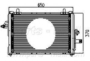 Фото Конденсатор, кондиціонер PARTS-MALL (PMC) PXNCC-015