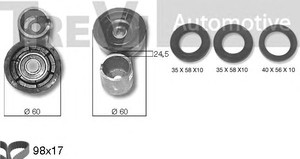 Фото Комплект ременю ГРМ TREVI AUTOMOTIVE KD1187S