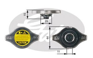 Фото Кришка радіатора Gates RC127