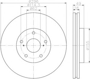 Фото Автозапчастина Behr Hella Service 8DD355117431