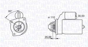 Фото Стартер Magneti Marelli 063 21 712 101 0