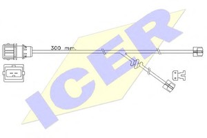 Фото Сигнализатор, износ тормозных колодок Icer 610304 E C