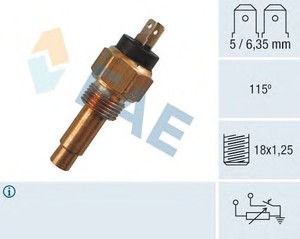 Фото Температурний датчик охолоджувальної рідини FAE 34260