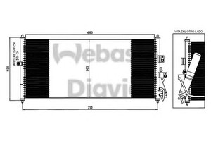 Фото Конденсатор, кондиціонер WEBASTO 82D0226219MA