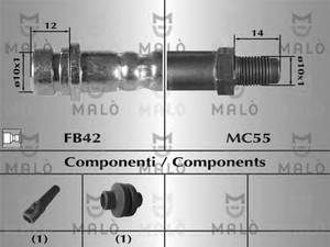 Фото Гальмівний шланг Malò 81037