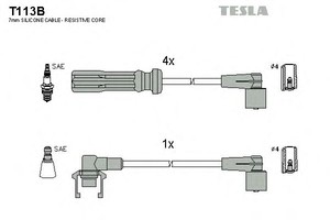 Фото Комплект дротів запалювання TESLA T113B