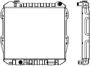 Фото Радіатор, охолодження двигуна SAKURA  Automotive 1461-0321
