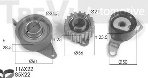 Фото Комплект ременю ГРМ TREVI AUTOMOTIVE KD1157