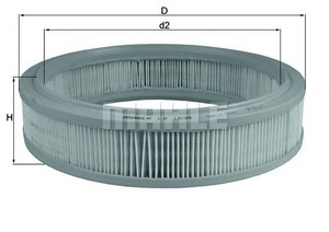 Фото Воздушный фильтр Knecht (Mahle) LX1638