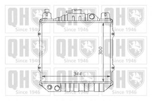 Фото Радіатор, охолодження двигуна QUINTON HAZELL QER1368