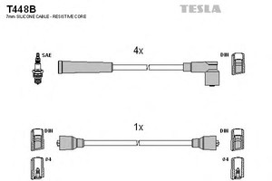 Фото Комплект дротів запалювання TESLA T448B