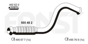 Фото Труба вихлопного газу ERNST 505482