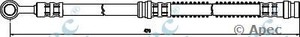 Фото Гальмівний шланг APEC braking HOS 3123