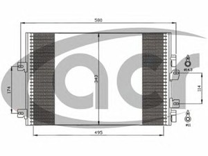 Фото Конденсатор, кондиціонер ACR 300594