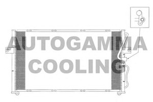 Фото Конденсатор, кондиціонер AUTOGAMMA 103611