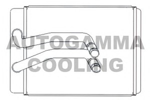 Фото Теплообмінник, отоплення салону AUTOGAMMA 105231