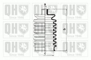 Фото Комплект пильовика, приводний вал QUINTON HAZELL QG1200