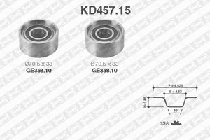 Фото Комплект ременю ГРМ SNR/NTN KD45715