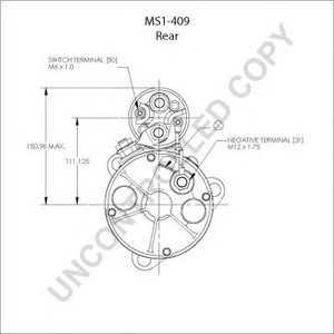 Фото Стартер PRESTOLITE ELECTRIC MS1-409A