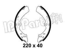 Фото Комплект гальмівних колодок IPS Parts IBL-4804