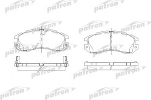 Фото Комплект гальмівних колодок, дискове гальмо Patron PBP789