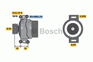 Фото Генератор Bosch 0 124 625 033