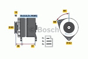 Фото Генератор Bosch 0 120 488 182