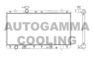 Фото Радіатор, охолодження двигуна AUTOGAMMA 104711