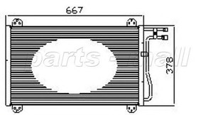 Фото Конденсатор, кондиціонер PARTS-MALL (PMC) PXNCR-018