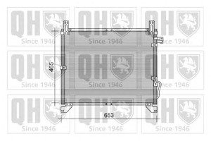 Фото Конденсатор, кондиціонер QUINTON HAZELL QCN430