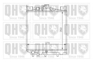 Фото Радіатор, охолодження двигуна QUINTON HAZELL QER1370