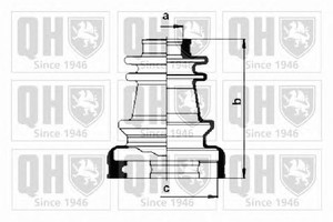 Фото Комплект пильовика, привідний вал QUINTON HAZELL QJB273