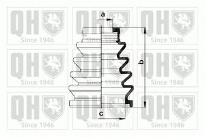Фото Комплект пильовика, привідний вал QUINTON HAZELL QJB961