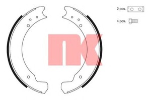 Фото Комплект гальмівних колодок NK 2740373