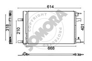 Фото Конденсатор, кондиціонер SOMORA 212060A