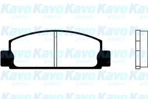 Фото Комлект гальмівних колодок, дисковий механізм KAVO PARTS BP-4508