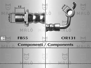 Фото Гальмівний шланг Malò 80142