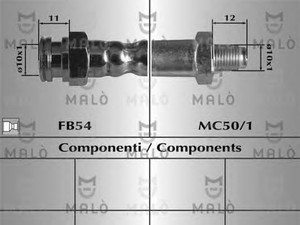 Фото Гальмівний шланг Malò 80665