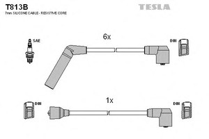 Фото Комплект дротів запалювання TESLA T813B