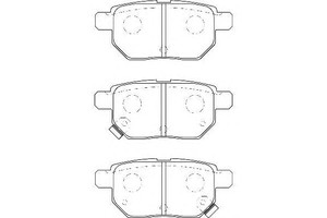 Фото Колодки гальмівні дискові задні, комплект WAGNER WBP24610A