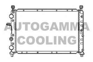 Фото Радіатор, охолодження двигуна AUTOGAMMA 100017
