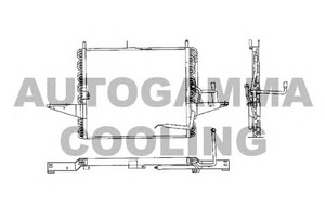 Фото Конденсатор, кондиціонер AUTOGAMMA 102654