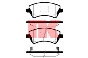 Фото Комлект гальмівних колодок, дисковий механізм NK 224559
