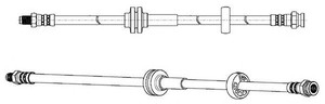 Фото Гальмівний шланг KAVO PARTS 512711