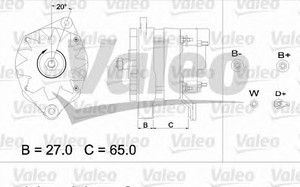 Фото Генератор Valeo 436351